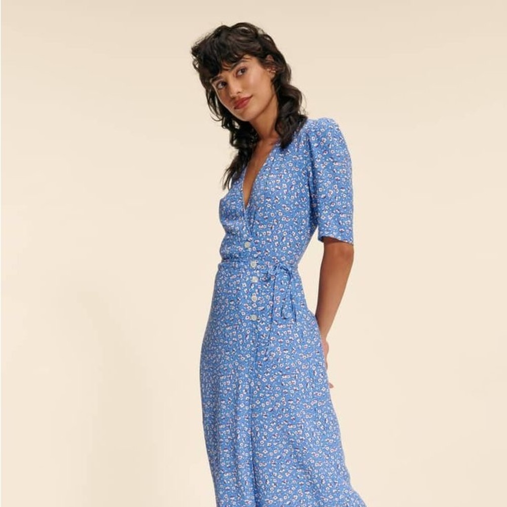 Rouje Gabin dress Light blue